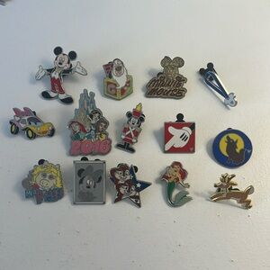 Disney Character Pin Collection - Multicolor